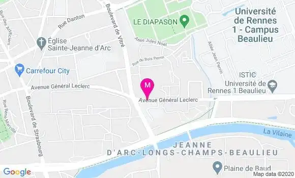 Localisation Dr Claire Carrez