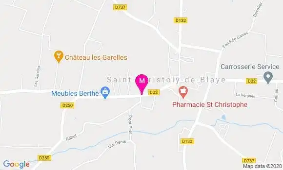 Localisation Dr Bérangère Destombes