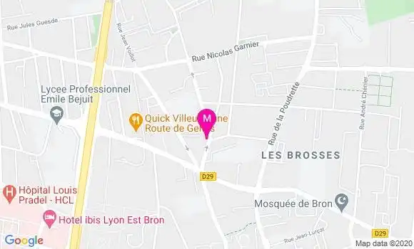 Localisation Dr Marc Tixier