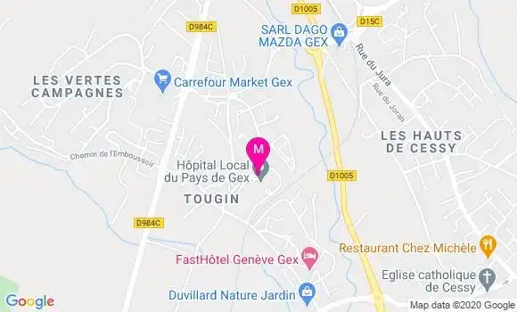 Localisation Dr Cyrille Boutherre