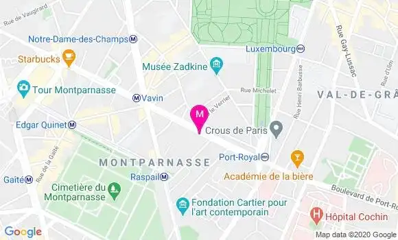 Localisation Dr Michel Tazartes