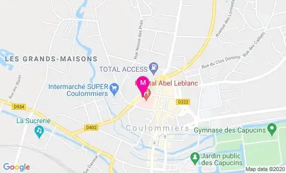 Localisation Dr Brigitte Cherier