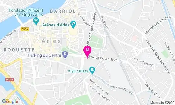 Localisation Dr Isabelle Pernel