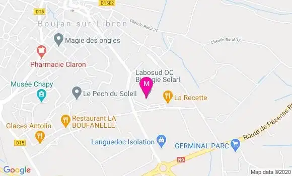 Localisation Dr Françoise Boyer