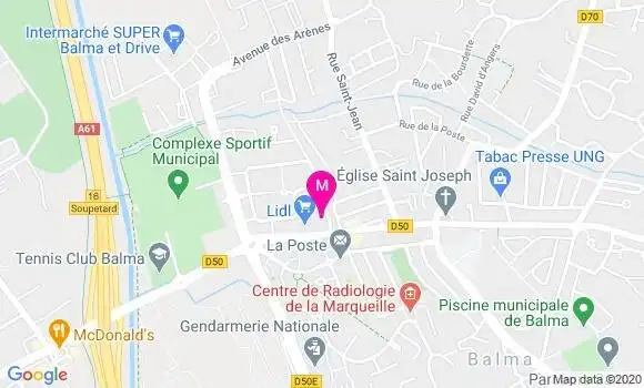 Localisation Dr Georges Chakra