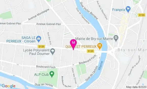 Localisation Dr Frédérique Stoesser