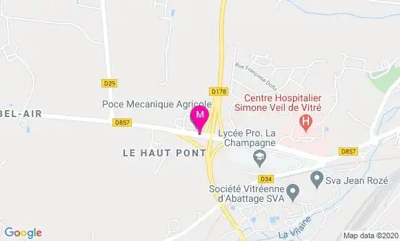 Localisation Dr Catherine Vidal Paul