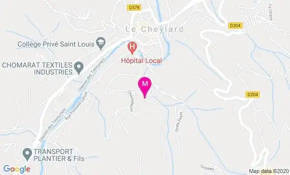 Localisation Dr Coralie Ponce