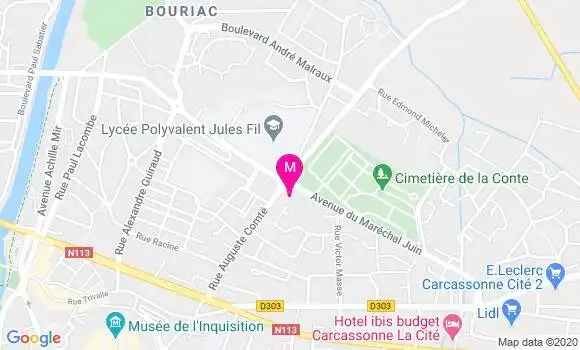 Localisation Dr Catherine Le Tiec