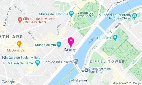 Localisation Dr Nouria Cherif Kassabian