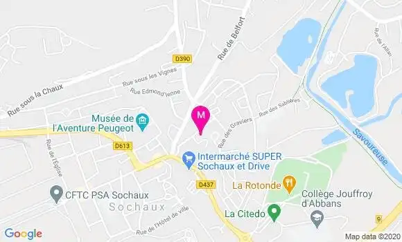 Localisation Dr Pascale Mercier