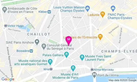 Localisation Dr Isabelle Moreau