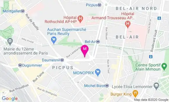 Localisation Dr Amina Ben Mehidi