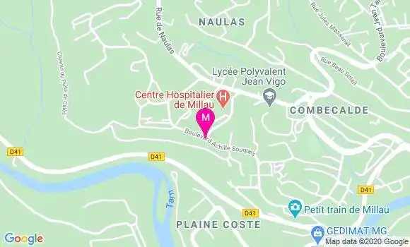 Localisation Dr Alain Lebourg