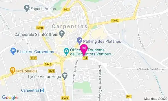 Localisation Dr Catherine Sobrepere