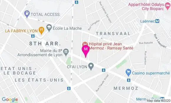 Localisation Dr Elie Pricaz