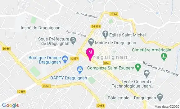 Localisation Dr Bernard Monzat