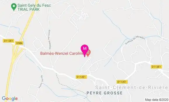 Localisation Dr Caroline Balmès Wenzel