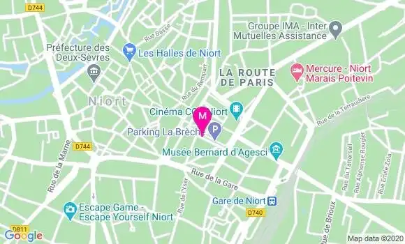 Localisation Dr Marie Cécile Moreau