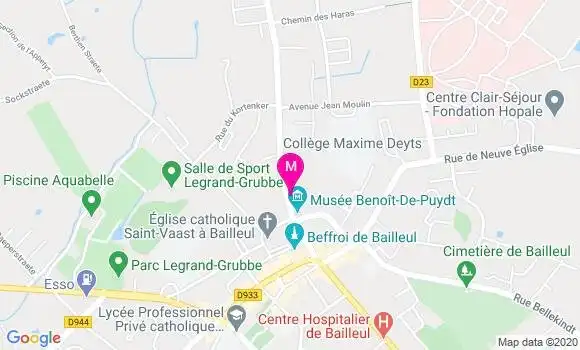 Localisation Dr Philippe Vroylandt