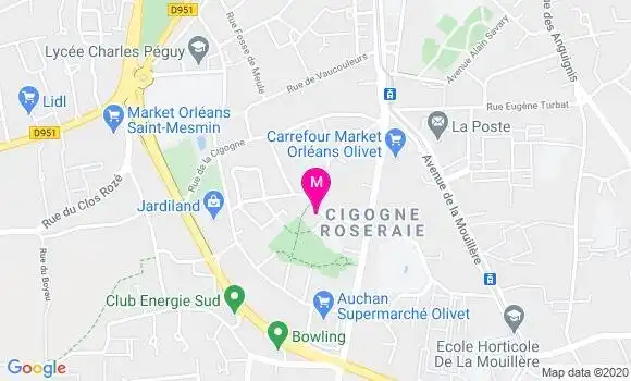 Localisation Dr Laurence Lallement