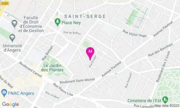 Localisation Dr Anne Sophie Le Duc Banaszuk