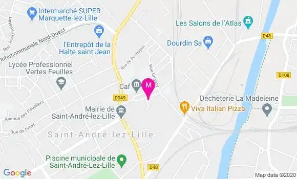 Localisation Dr Olivier Dascotte