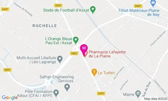 Localisation Dr Karine Bidau Batguzère