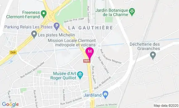 Localisation Dr Anne Sabadel
