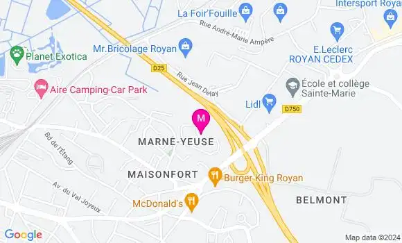 Localisation Dr Didier Le Maitre