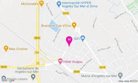 Localisation Dr Claire Chaumerliac