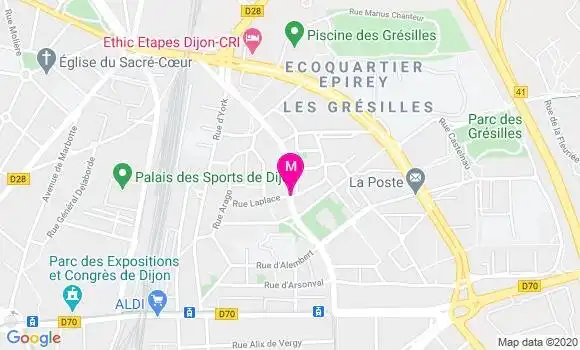 Localisation Dr Monique Genin