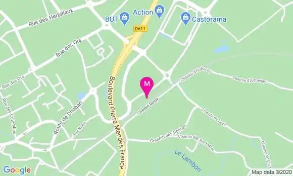 Localisation Dr Francis Legrand