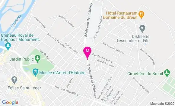 Localisation Dr Jean Louis Pourquier