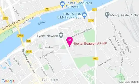 Localisation Dr Robert Giuli