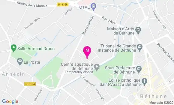 Localisation Dr Annie Albinet