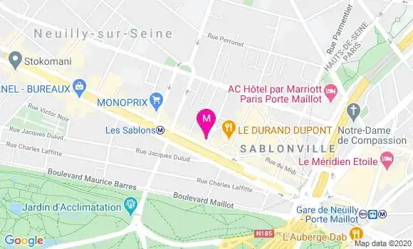 Localisation Dr Jeannine Moro