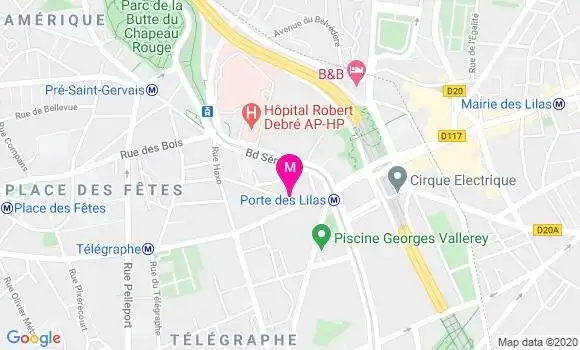 Localisation Dr Brigitte Weiller