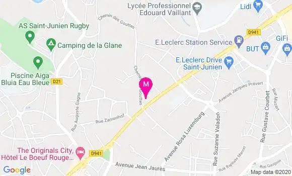 Localisation Dr Monique Bossis