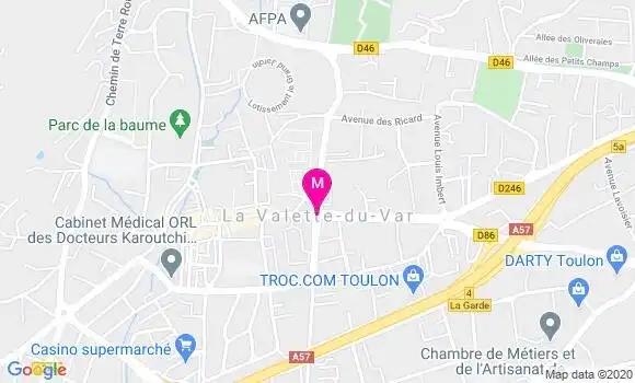 Localisation Dr Laurence Morel