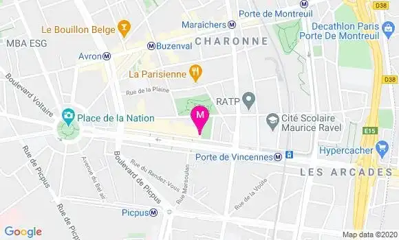 Localisation Dr Carole Fradet