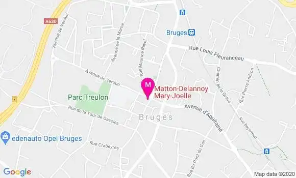 Localisation Dr Mary Joëlle Matton Delannoy