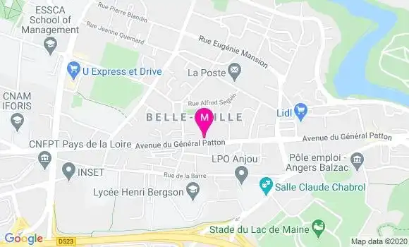 Localisation Dr Catherine Patron