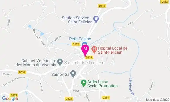 Localisation Dr Philippe Girard