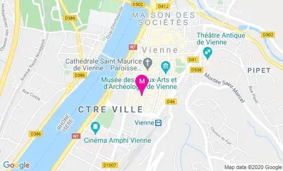 Localisation Dr Noëlle Vincent