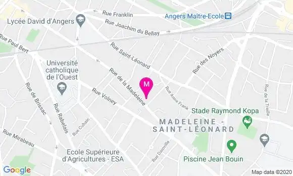 Localisation Dr Cendrine Jagueneau Fournier