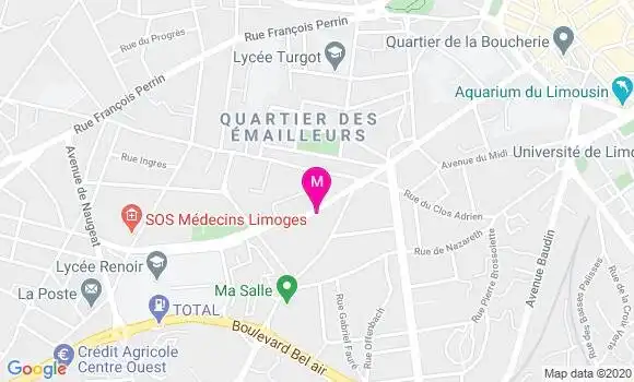 Localisation Dr Christophe Beaubatie
