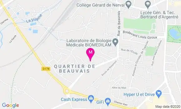 Localisation Dr Brigitte Champenois