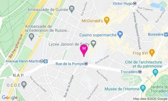 Localisation Dr Sylvie Monroux Rousseau