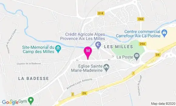 Localisation Dr Marie Claire Pizzala